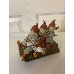 Sid Dashing through the Snow in a Sleigh Coin‎ Bank ceramic